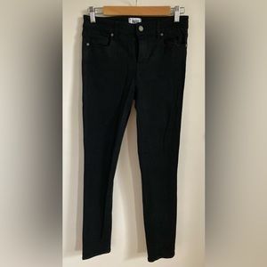 Paige black skinny jeans size 28